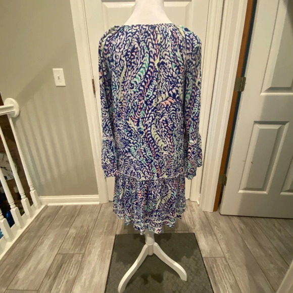 Lilly Pulitzer Blue Grotto Move It or Lose It Percilla Tunic Dress 16817 - Picture 8 of 14